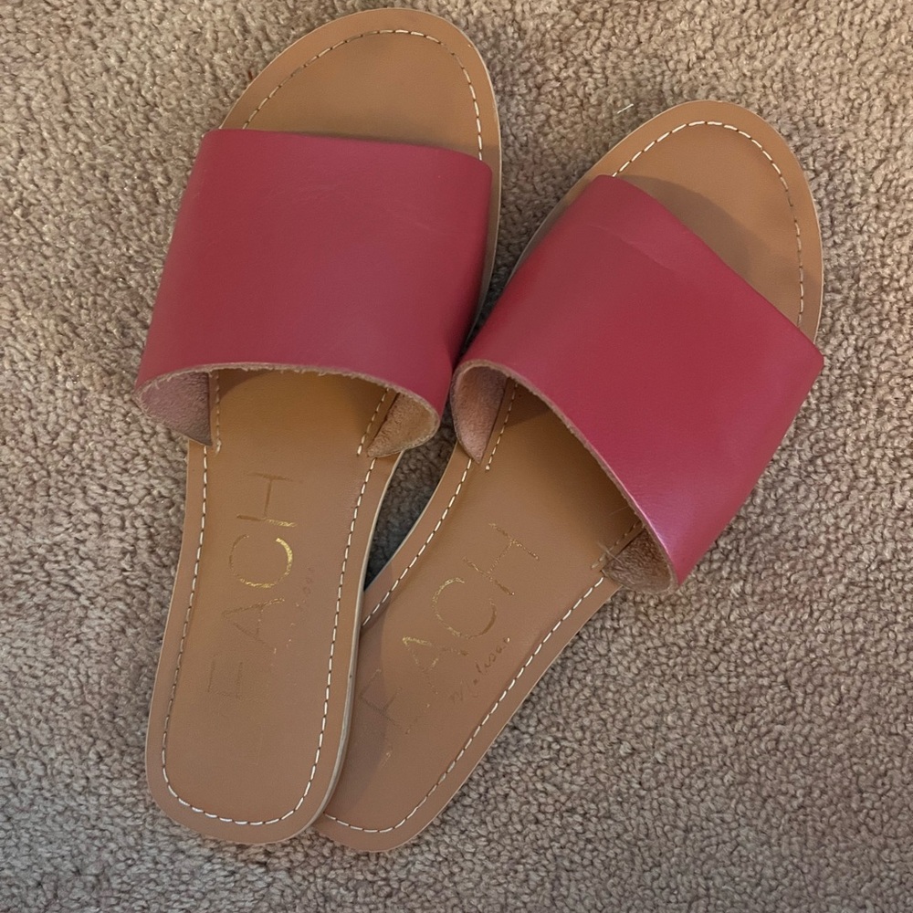 Women’s Pink Slide Sandals